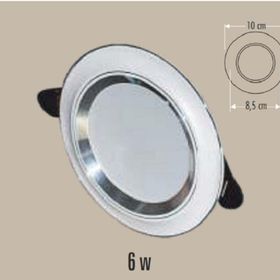 Cata CT-5257 6400K Beyaz 6W Beyaz-Krom Zebra Led Spot Armatür