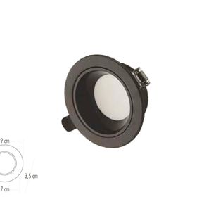 Cata CT-5261 8W 3 Renk Siyah Kasa Başak Led Spot Armatür