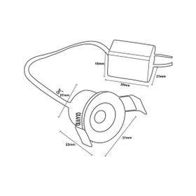 Cata CT-5270 1.5W Power Ledli Siyah Kasa Beyaz Işık Yıldız Spot