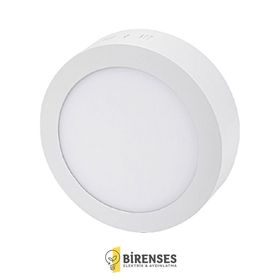 Cata Ct-5271B Sıva Üstü Yuvarlak Beyaz Kasa Beyaz Işık 25W Led Panel