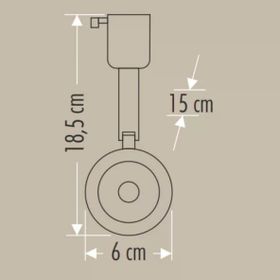 Cata CT-5338 25W 6000K Beyaz Işık Hermes Ray Spot Armatür