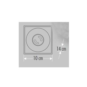 Cata CT-5420B Bergama Siyah Platin Dekoratif Armatürü