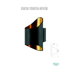 Cata CT-5426 G9 Siyah Gold Tropa Aplik