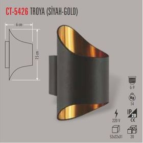 Cata CT-5426 Troya Dekoratif Armatür