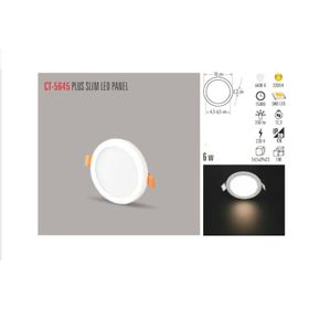 Cata CT-5645 6W 3200K Plus LED Panel Armatür
