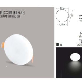 Cata CT-5660 10W X-Plus Ayarlanabilir Slim 3200K Gün Işığı Led Panel