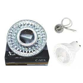 Cata CT-6583 Günışığı Hanımeli Led Çerçeveli Kristal Cam Spot