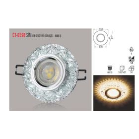 Cata CT-6598 12 Adet Sim Cam Spot