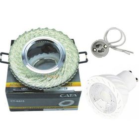 Cata Ct-6613 Gu-10 Duylu Buse Led Çerçeveli Dekoratif Cam Spot