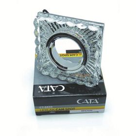 Cata Ct-6633 Gu-10 Duylu Leylak Led Çerçeveli Dekoratif Cam Spot