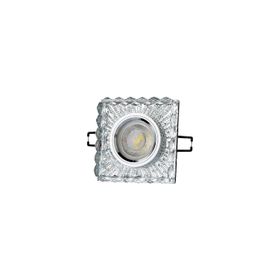 Cata Ct-6633 Gu-10 Duylu Leylak Led Çerçeveli Dekoratif Cam Spot