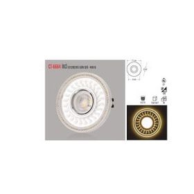 Cata Ct-6664 Gu-10 Duylu İnci Led Çerçeveli Dekoratif Cam Spot