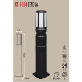 Cata CT-7004 Cenova E27 Bahçe Armatürü