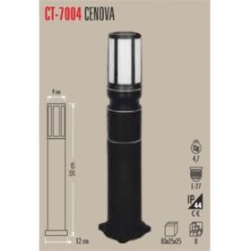 Cata CT-7004 Cenova E27 Bahçe Armatürü