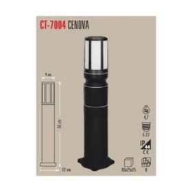 Cata CT-7004 Cenova E27 Bahçe Armatürü