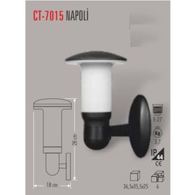 Cata CT-7015 Napoli Bahçe Armatürü