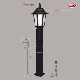 Cata CT-7113 E27 Bahçe Armatürü Parma