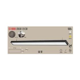 Cata CT-9080 50W 120cm 6500K Beyaz Sarkıt Linear Armatür