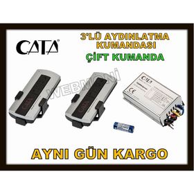 Cata CT-9152 3'Lü üçlü Avize Kumandası Aydınlatma Kumandası RF