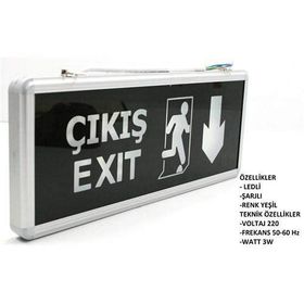Cata CT-9167 Işıklı Acil Çıkış Yönlendirme Armatür