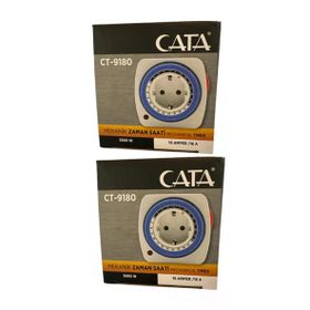 Cata CT-9180 2 Adet Zaman Ayarlı Mekanik Priz