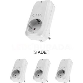 Cata CT-9186 3 Adet Tekli Kablosuz Priz