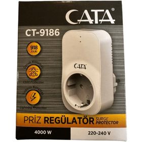 Cata CT-9186 8 Adet Akım Korumalı Tekli Topraklı Priz
