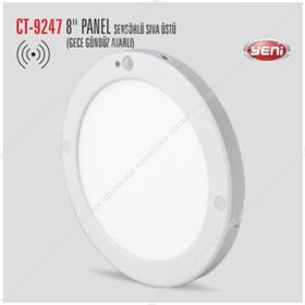 Cata CT 9247 18W Yuvarlak Panel Sıvaüstü Led Sensörlü Armatür