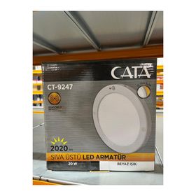 Cata CT-9247 6400K 20 Watt Ultra Slim Sensörlü Gece Gündüz Ayarlı Alüminyum Tavan Armatürü