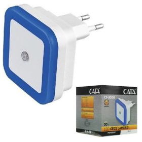 Cata CT-9500 Mavi 1 W Fişli Sensörlü Gece Lambası