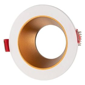 Cata CT5042 Jaguar Yuvarlak Beyaz-Gold Spot Kasası
