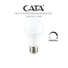 Cata E-27 12W Beyaz Duylu Led Ampul