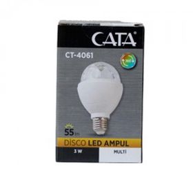 Cata Multi 3 W Disco Led Ampul