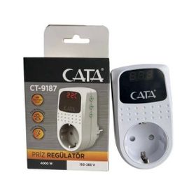 Cata Priz Regülatör 4000W 150-280V Akım Korumalı Priz