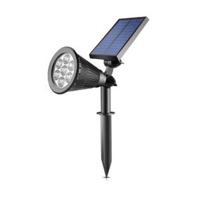 CATA000563 Cata 7W Solar Çim Kazığı Bahçe Armatürü 6400K Beyaz Ct-7310
