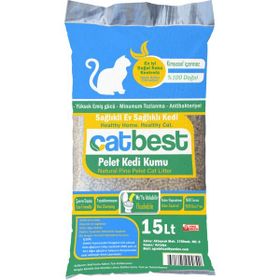 Catbest 15 lt Cat Pellet Çam Peleti Kedi Kumu