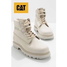 Caterpillar Cat0111000101 Beige Leather Kadın Bot