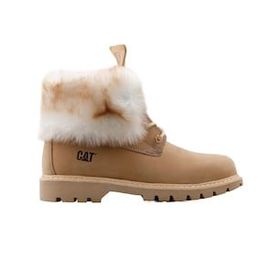 Caterpillar Utah Fur Caramel Nubuk Kadın Bot