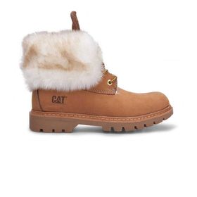 Caterpillar Utah Fur Sarı Nubuk Kadın Bot