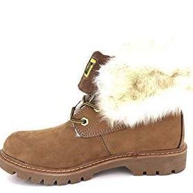 Caterpillar Utah Fur Sarı Nubuk Kadın Bot