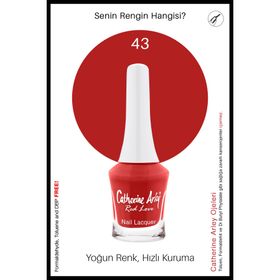 Catherine Arley 43 Red Love Nail Lacquer Oje