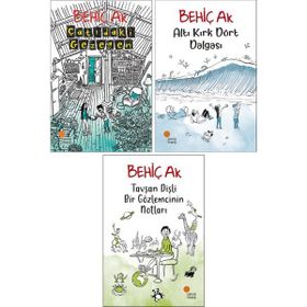 Çatıdaki Gezegen - Altı Kırk Dört Dalgası - Tavşan Dişli Bir Gözlemcinin Notları - Çocuk Romanları 3 Kitap Set - Behiç Ak