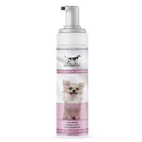 Catidea 150 ml Beyaz Linda Çiçeği Kokulu Köpük Köpek Şampuanı