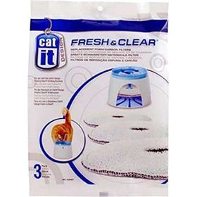 Catit 55600 3'lü Sünger ve Karbon Filtre