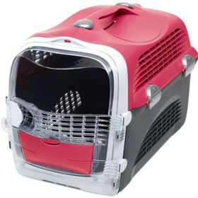 Catit Cabrio Kırmızı-Gri Kedi ve Küçük Irk Köpek Taşıma Çantası