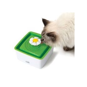 Catit Flower 1.5 lt Fountain Kediler için Mini Plastik Çiçek Tasarımlı Otomatik Su Kabı