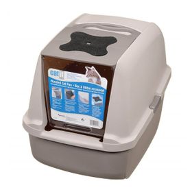 Catit Gri 57x46.5x39 Kapalı Kedi Tuvalet Kabini