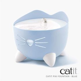 Catit Pixi Fountain 2000 ml Mavi Kediler ve Küçük Irk Köpekler İçin Otomatik Su Kabı
