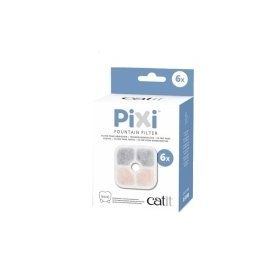 Catit Pixi Fountain Çelik Hazneli 6'lı Kedi ve Küçük Irk Köpekler İçin Otomatik Su Kabı Filtresi