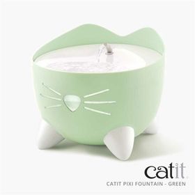 Catit Pixi Fountain Yeşil 2 lt Led Seviye Göstergeli Otomatik Kedi Su Sebili